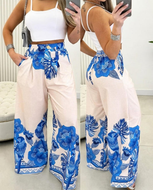 Pantalon skinny boutonné à taille femme