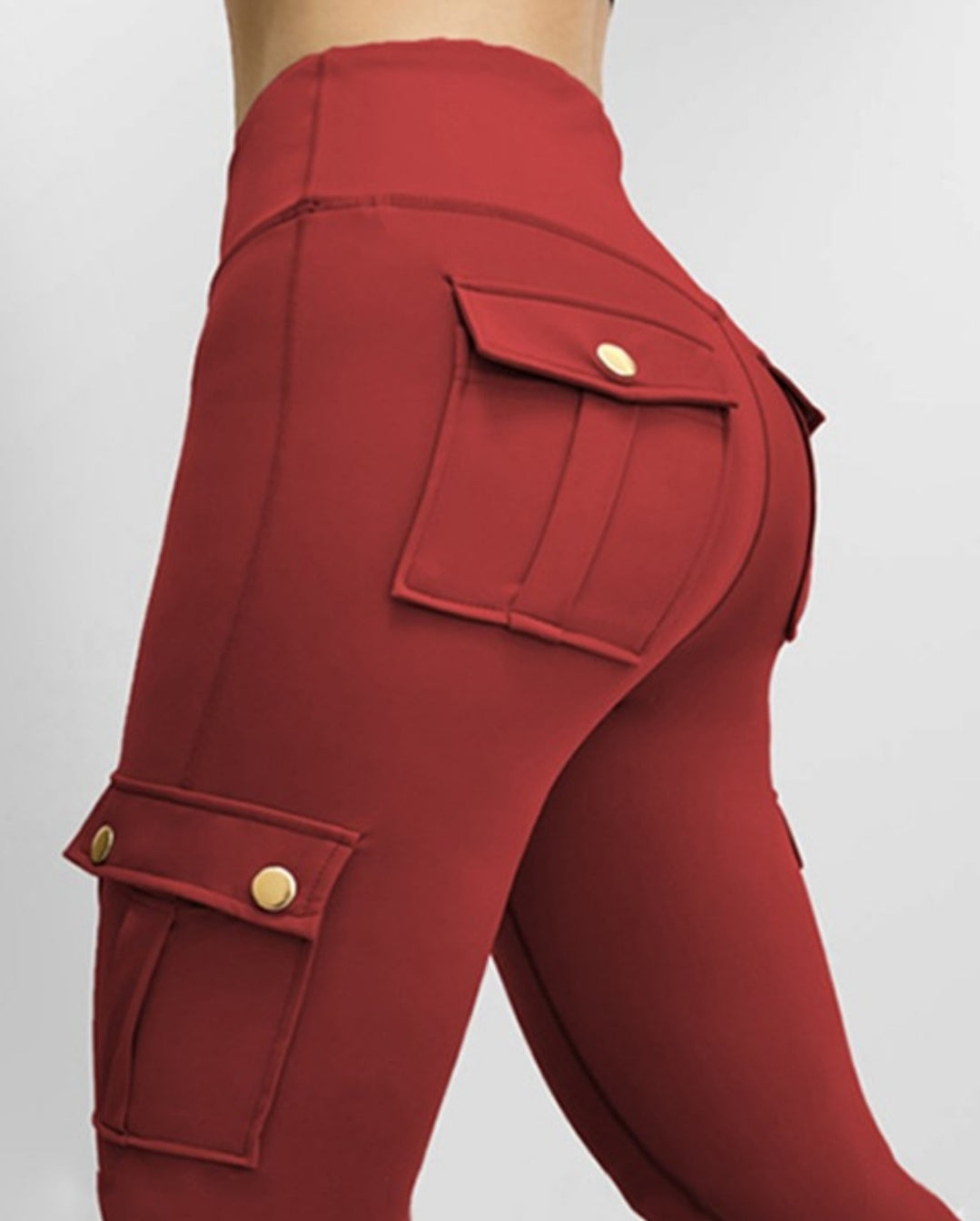 Women's button-up skinny pants