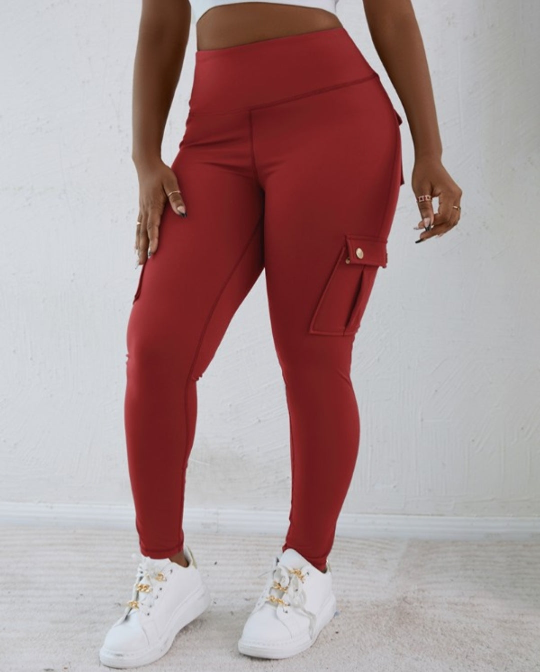 Women's button-up skinny pants