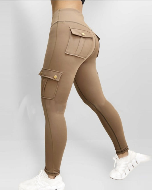 Pantalon skinny boutonné à taille femme