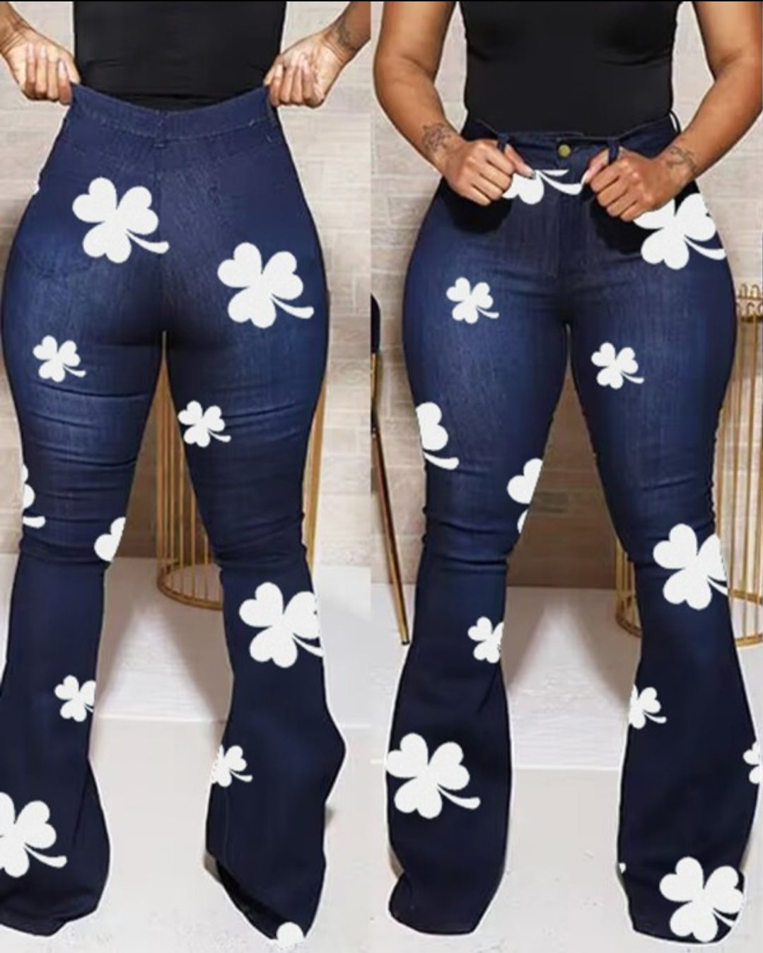 Jean  skinny boutonné à taille femme
