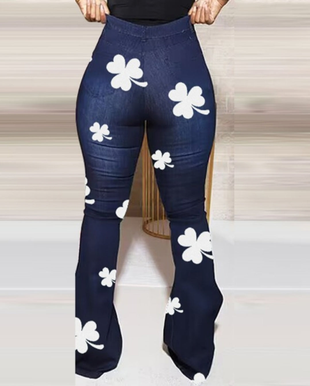 Jean  skinny boutonné à taille femme