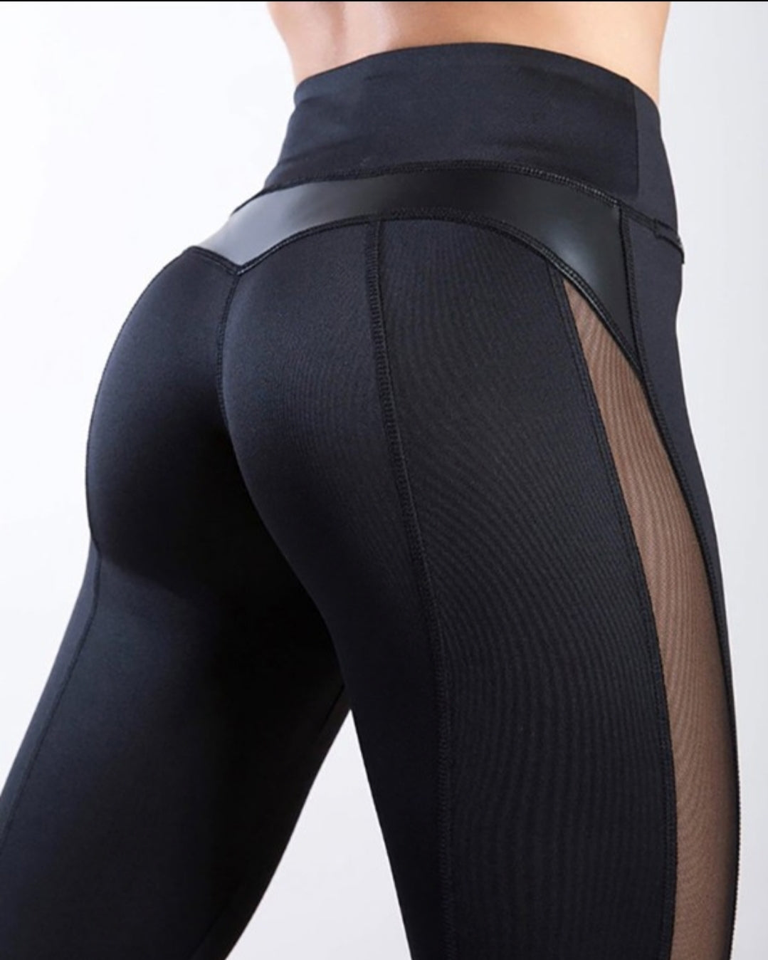 Leggings rembourré skinny boutonné à taille haute femme