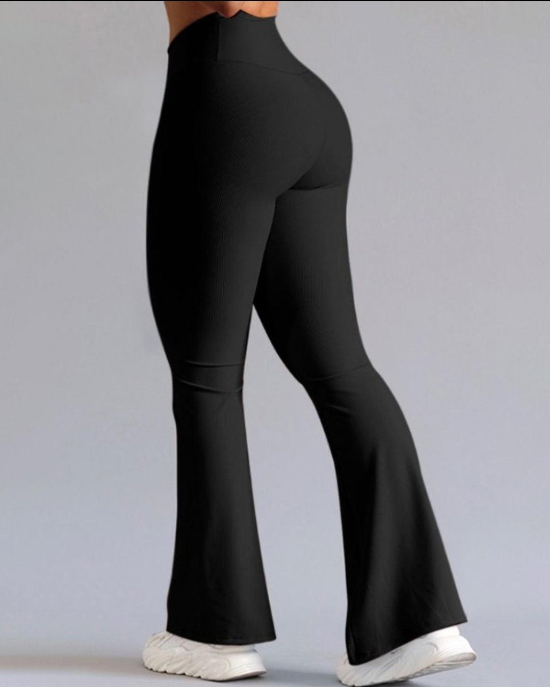 Leggings rembourré skinny boutonné à taille haute femme