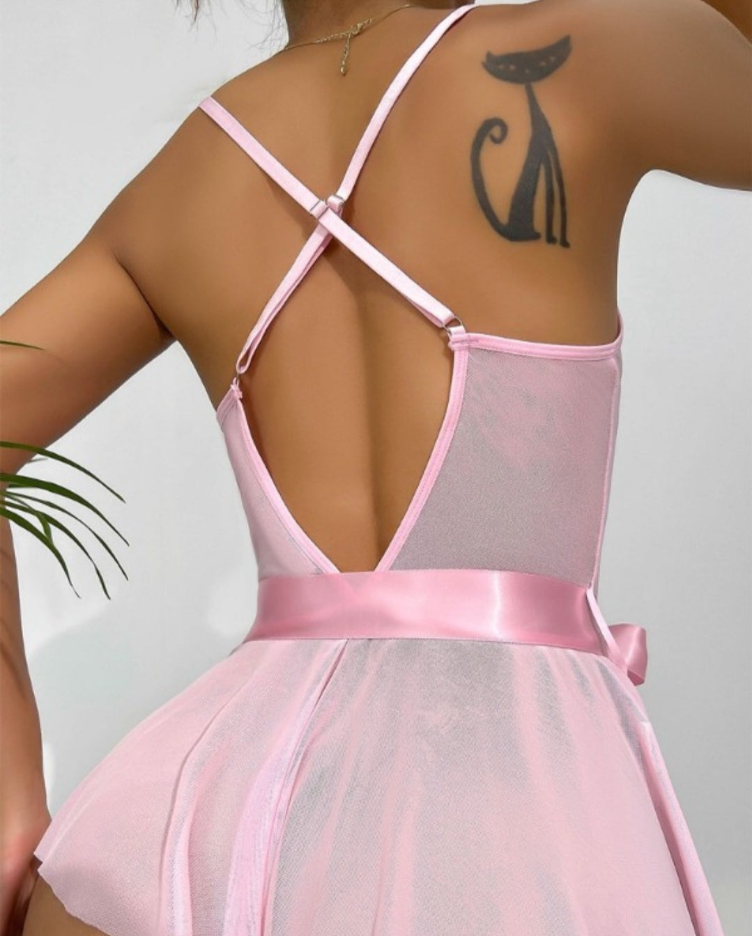 Ensemble de lingerie jarretière en dentelle Femme