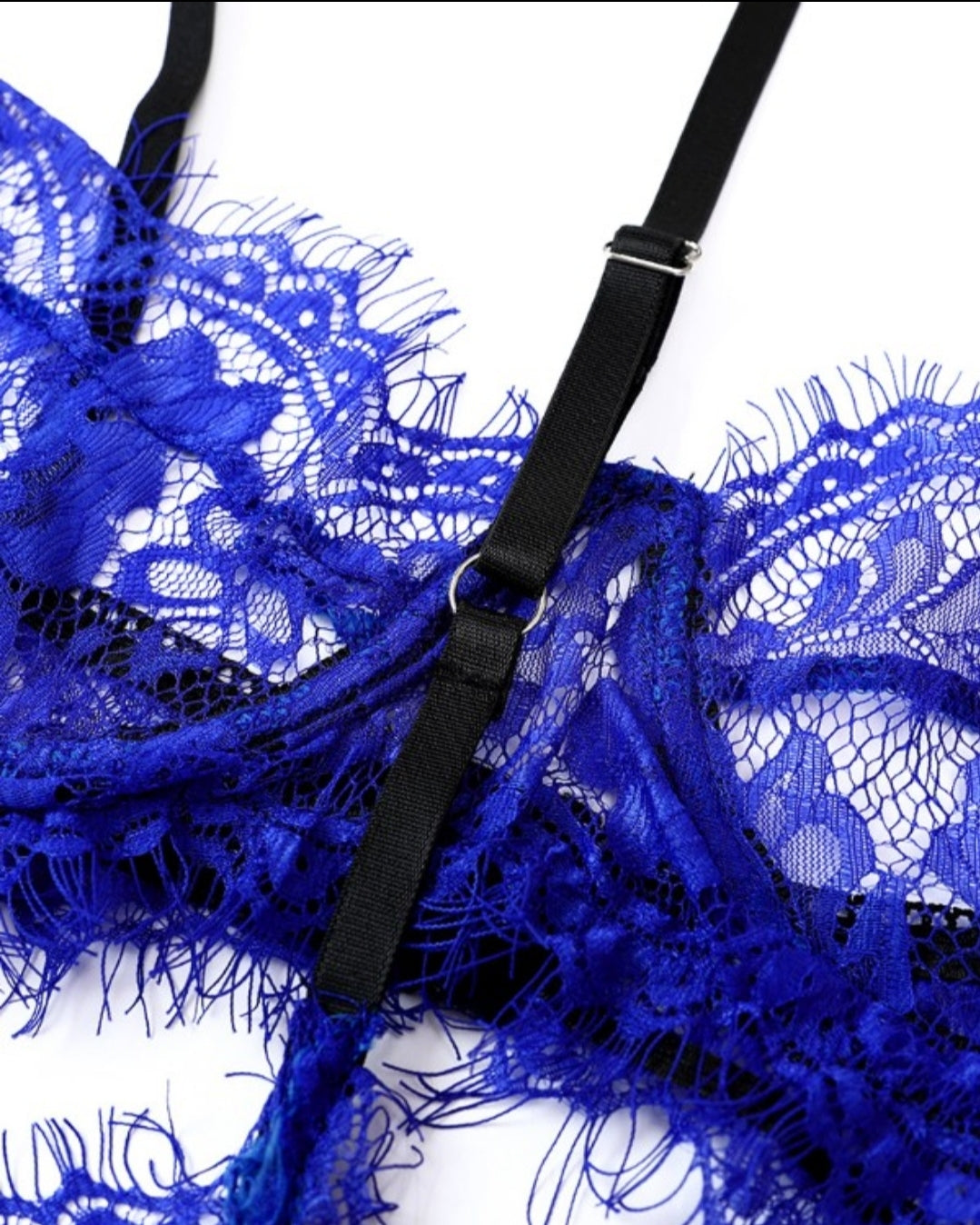 Ensemble de lingerie jarretière en dentelle 3PCS