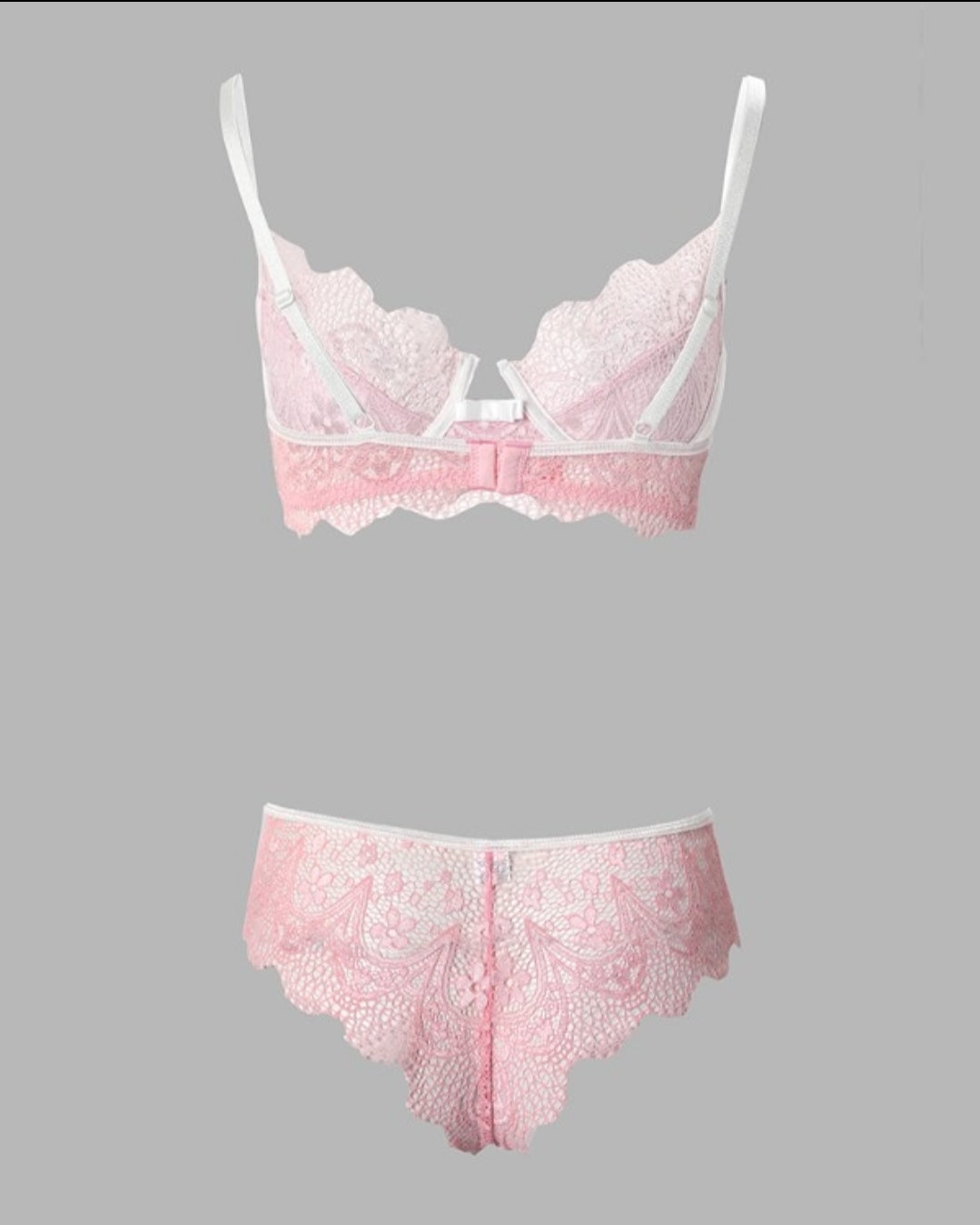 Ensemble de lingerie jarretière en dentelle Femme