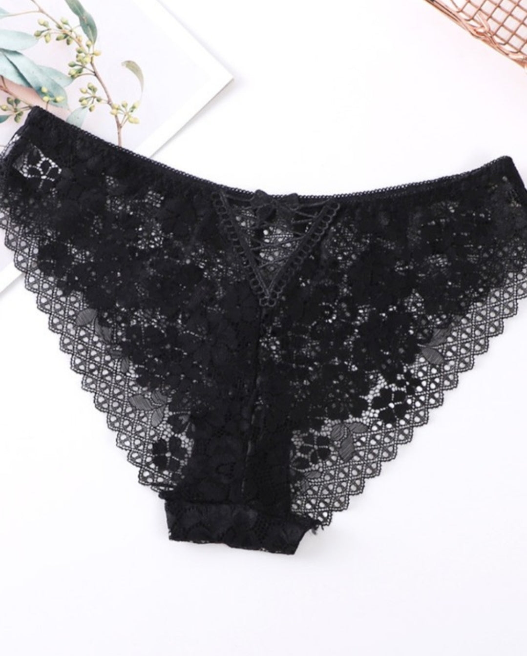 Culotte en dentelle Femme