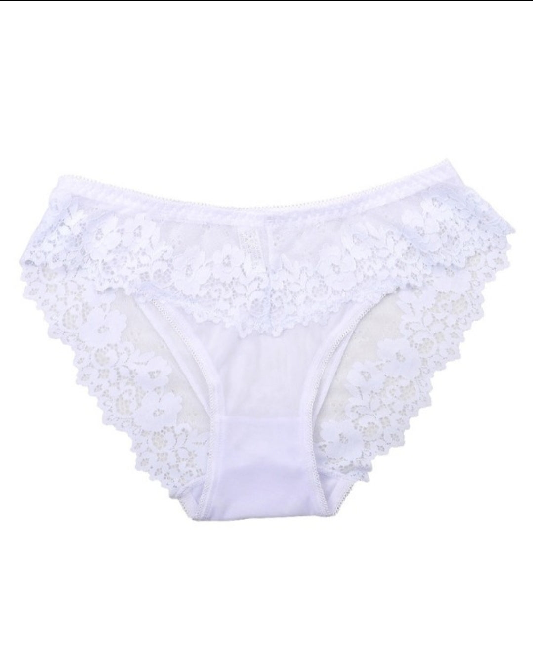 Culotte en maille transparente en dentelle au crochet