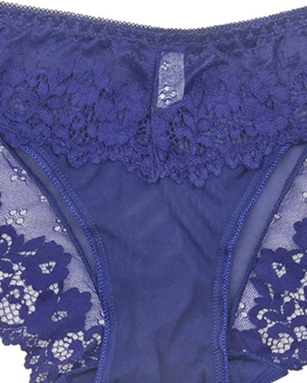 Sheer crochet lace mesh panties