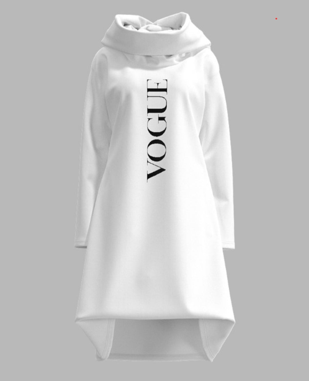 Robe décontractée sweat à manches longue et imprimé lettre