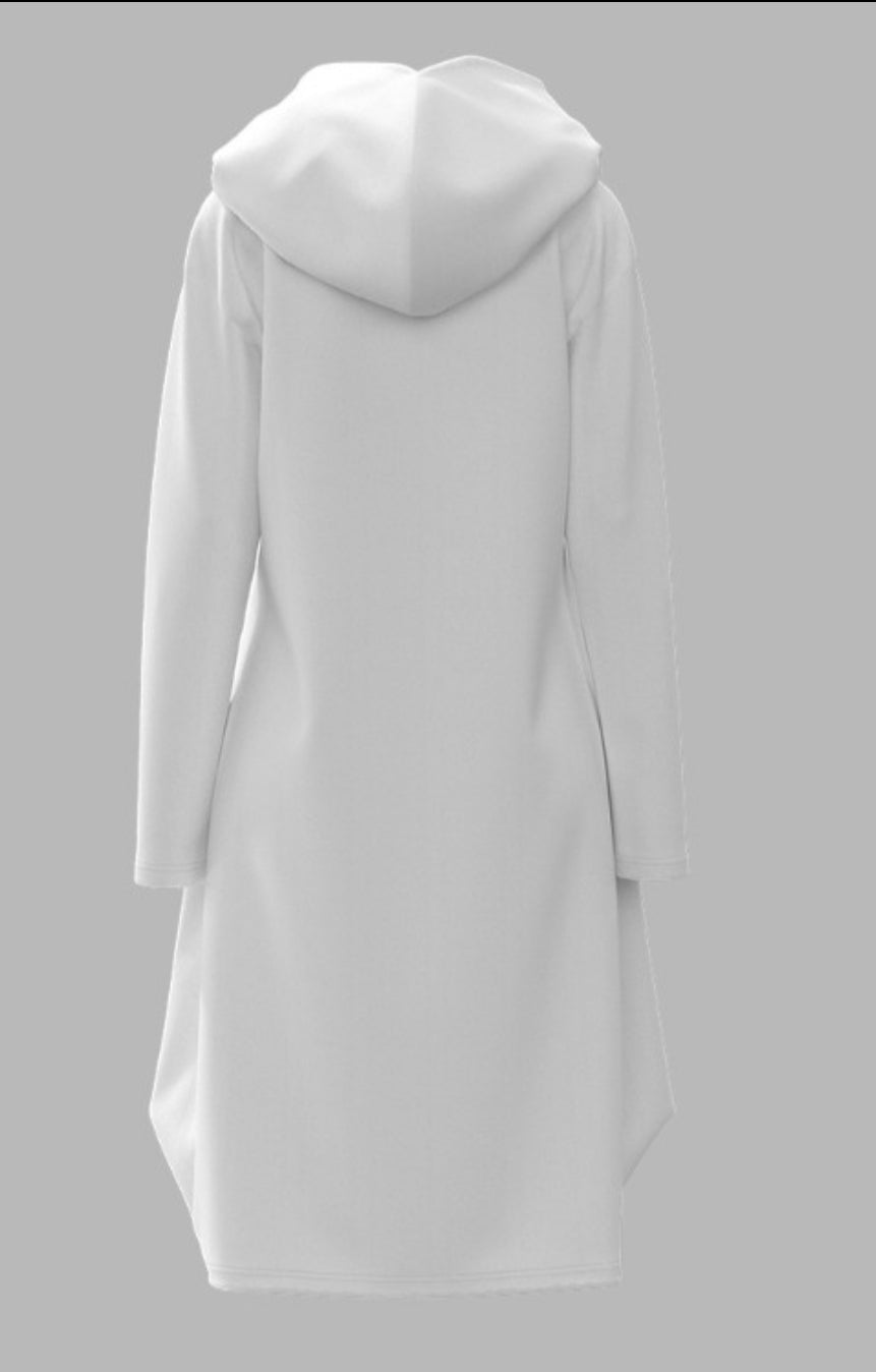 Robe décontractée sweat à manches longue et imprimé lettre