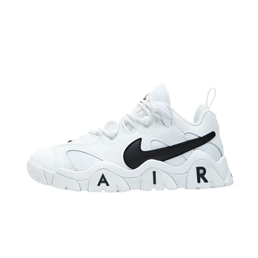 Les baskets Nike Air Barrage allient style audacieux et innovation technique. Leur design rétro-futuriste et leurs détails emblématiques attirent les amateurs de mode