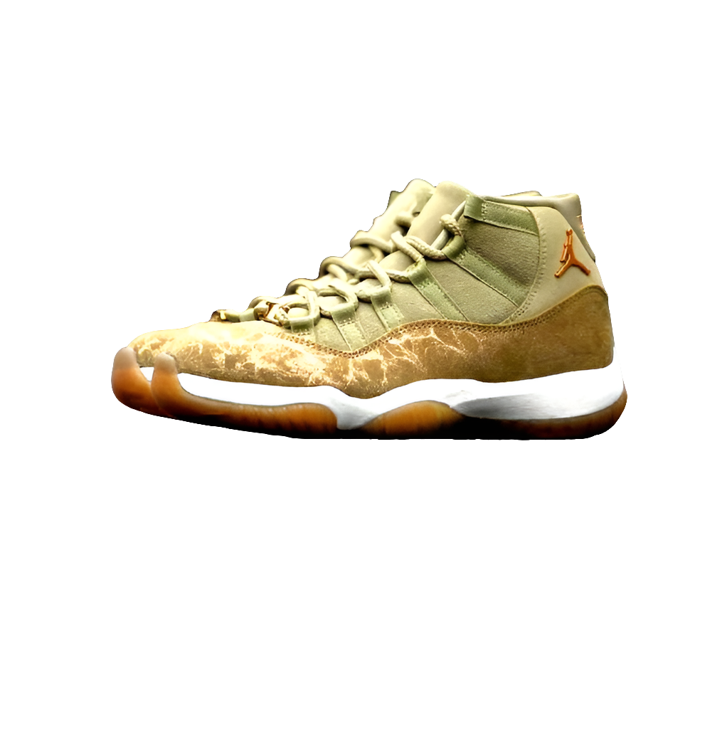 Air Jordan 11 Olive Lux Sneakers 