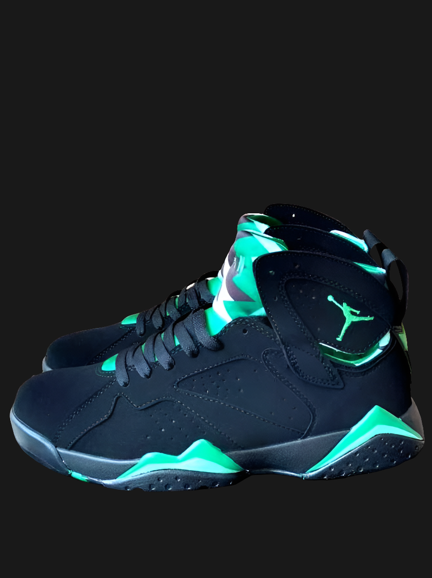 Baskets Air Jordan 7 Black green