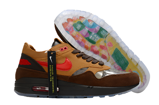 Baskets Nike Air Max 1 Femme marron