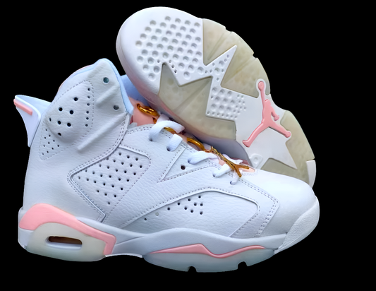 Baskets air Jordan 6 Retro Gold Hoops