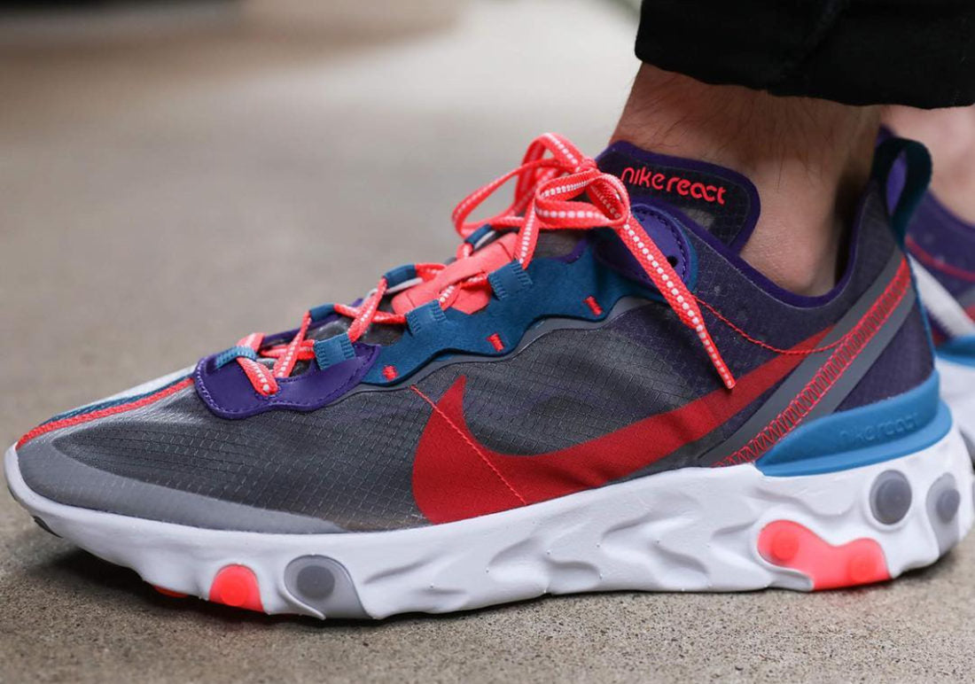 les baskets Nike Upcoming React Element 87 Femme sont un témoignage de l'engagement de Nike à combiner style et innovation.