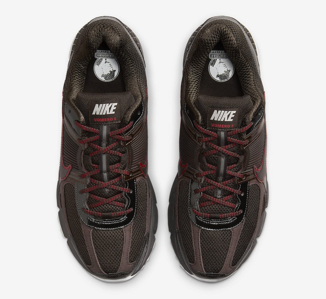 Les baskets Nike Zoom Vomero 5 Velvet Brown Femme combinent élégance et performance.