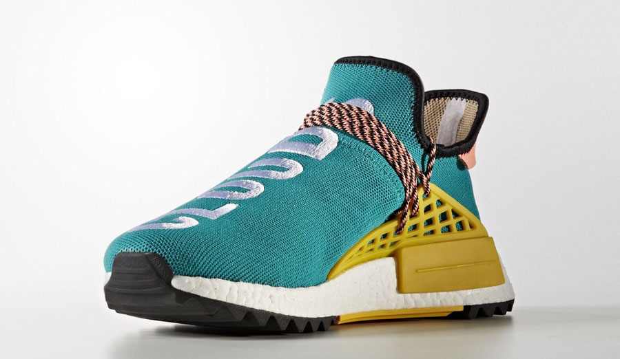 les baskets Adidas Human Race NMD x Pharrell Yellow " Femme  sont un témoignage de l'engagement d'Adidas à combiner style et innovation.