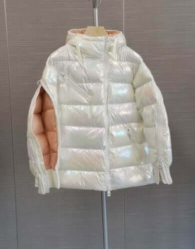 Doudoune Manteau Moncler Femme blanc