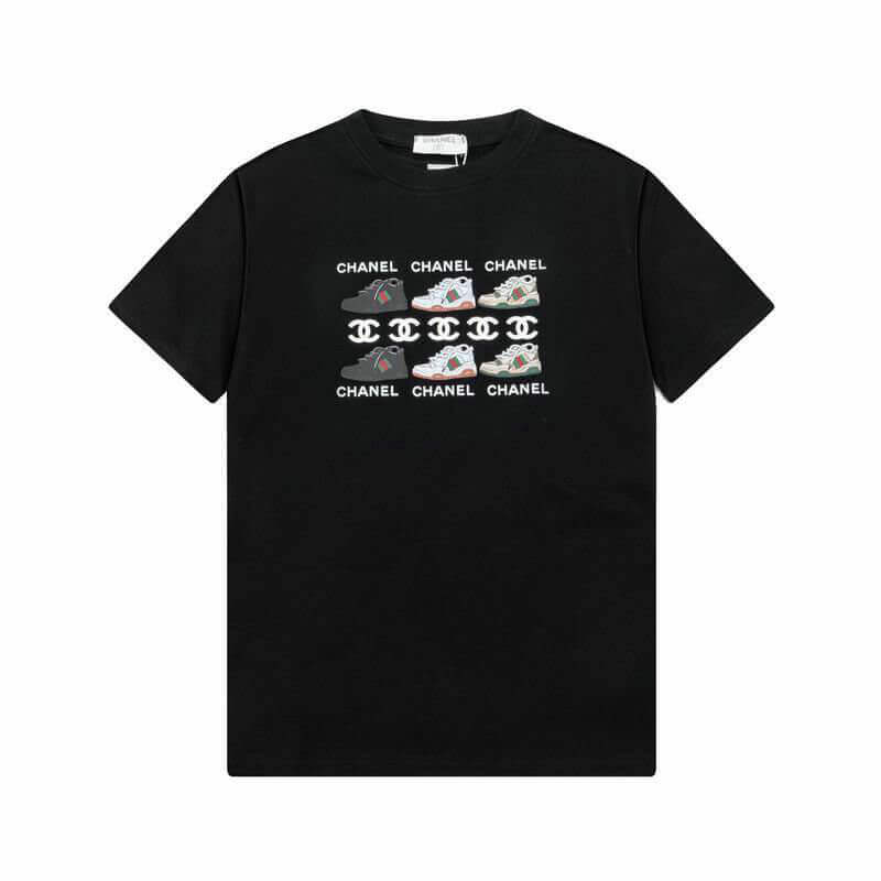 les T-shirts Chanel Femme offrent une élégance et un confort inégalés. Au meilleur prix. Le moins cher design emblématique.