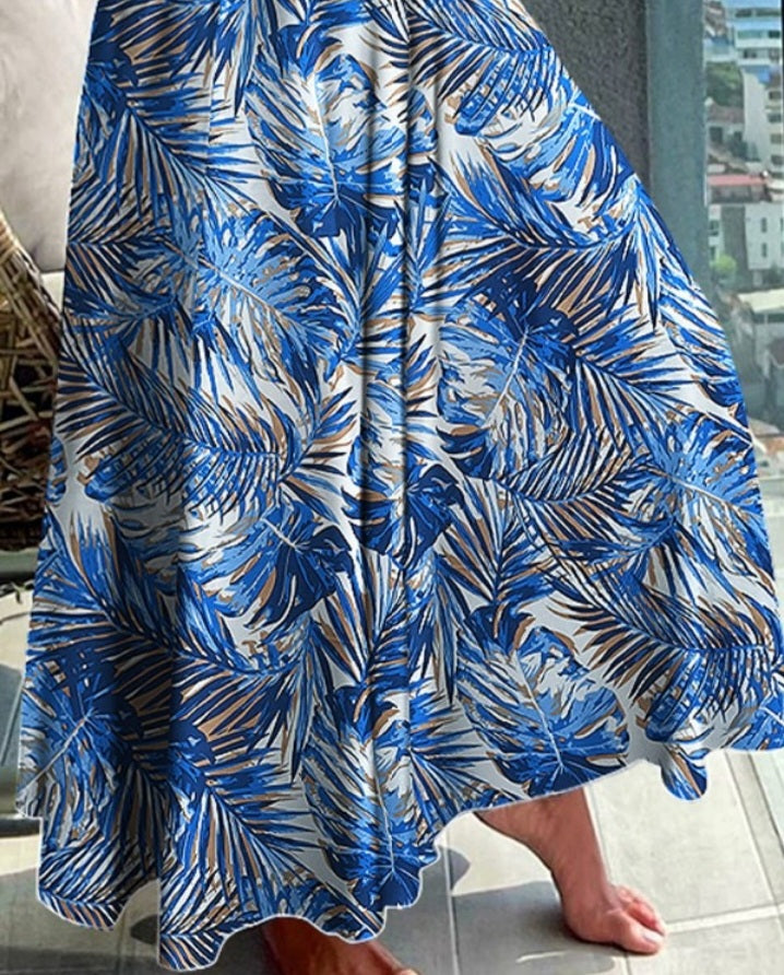 Premièrement : Le Pantalon larges , taille haute, à imprimé tropical femme, est la pièce parfaite pour insuffler une touche d’exotisme à votre garde-robe.