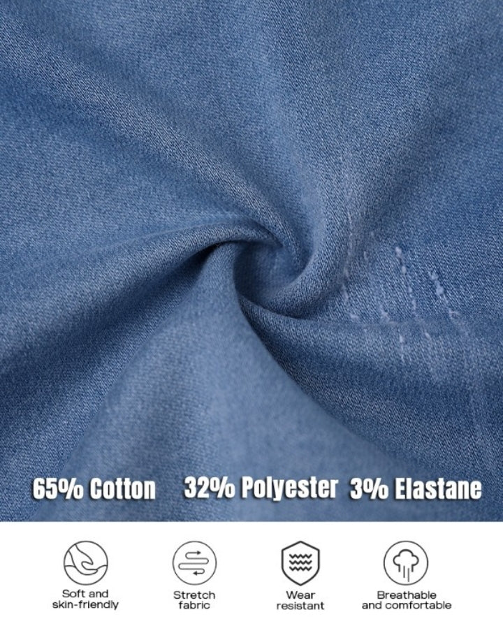 Premièrement : Cette Jupe en jean décontractée à taille réglable avec cordon de serrage Femme.