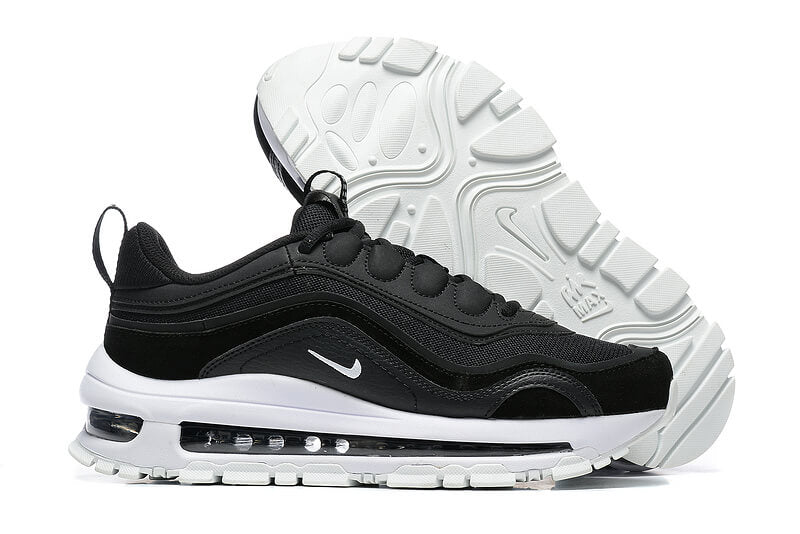 Premièrement, les baskets Nike Air Max 97 Femme incarnent un design emblématique et audacieux.

Inspirées des lignes fluides des trains à grande vitesse japonais.