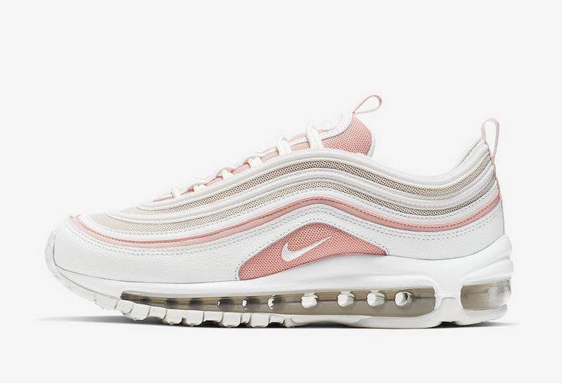 Premièrement, les baskets Nike Air Max 97 Femme incarnent un design emblématique et audacieux.