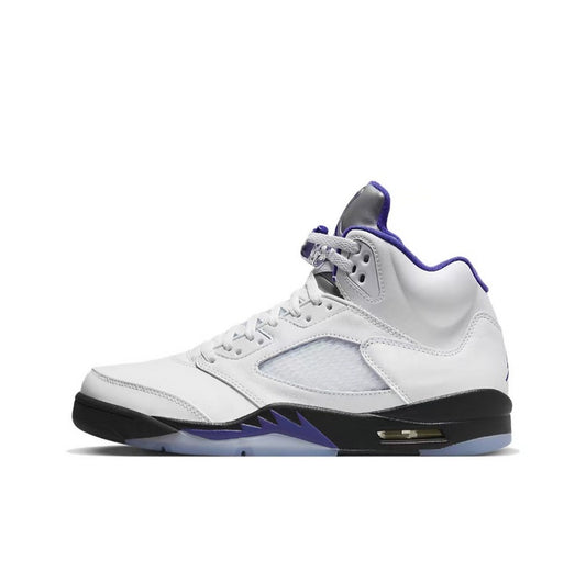 Baskets Air Jordan 5 blanc