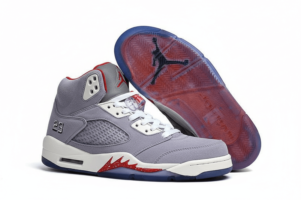 Premièrement, les baskets Air Jordan 5 Femme incarnent un mélange parfait de style audacieux et de performance exceptionnelle.
