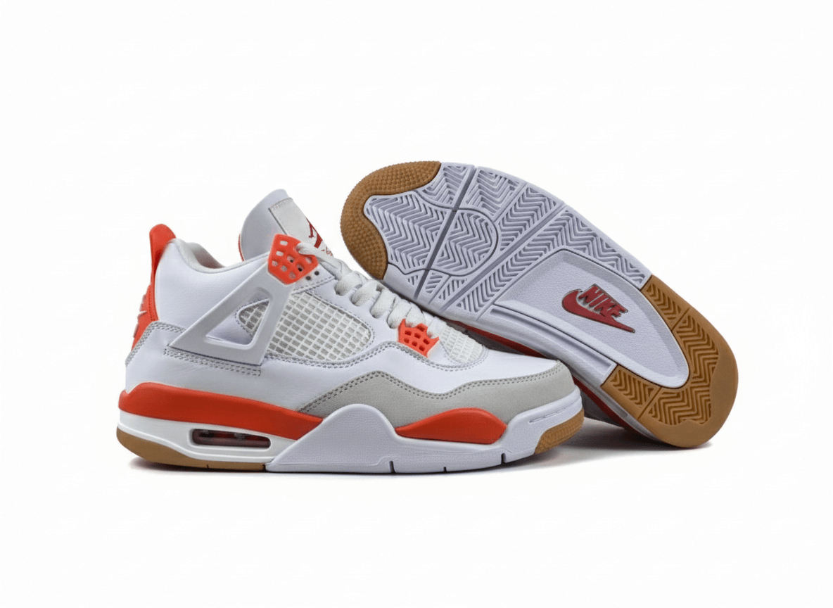 Premièrement : Les baskets Air Jordan 4 Femme se distinguent par leur design iconique et leur capacité à allier style et fonctionnalité
