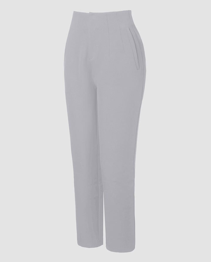 Premièrement : Ce Pantalon de travail court taille haute Femme .