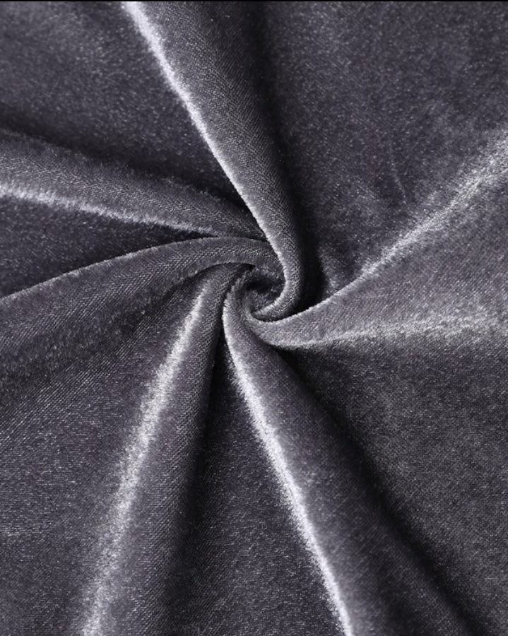 Premièrement : Apportez une touche de luxe et de sophistication à votre garde-robe avec ce Manteau à sequins contrastés en velours ouvert dur le devant à manches bouffantes femme 