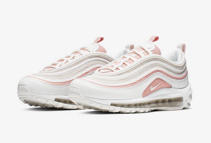 Premièrement, les baskets Nike Air Max 97 Femme incarnent un design emblématique et audacieux.
