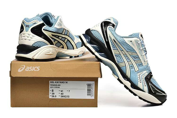 Premièrement :Les baskets Asics GEL-KAYANO offrent une combinaison parfaite de style et de performance. Leur design élégant et leurs technologies de pointe les rendent idéales pour les coureurs et les amateurs de mode.