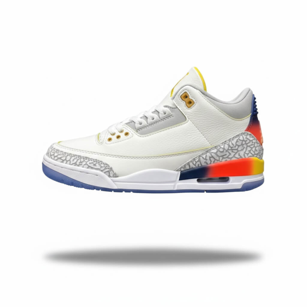 Premièrement, les baskets Air Jordan 3 Femme sont un symbole de style intemporel et de performance de haut niveau.


