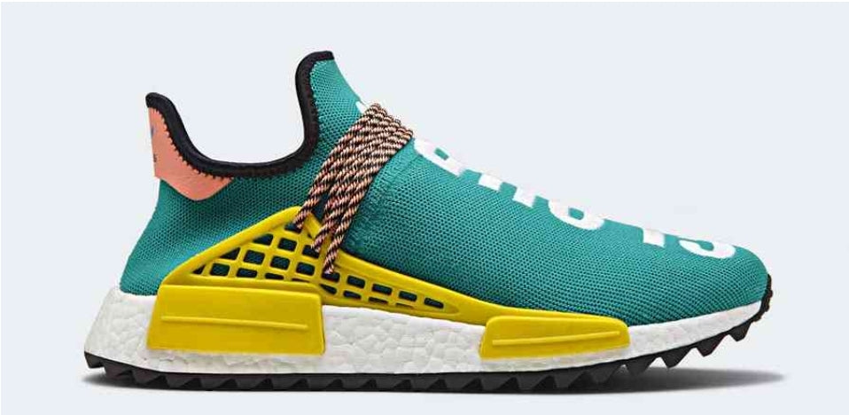 les baskets Adidas Human Race NMD x Pharrell Yellow " Femme  sont un témoignage de l'engagement d'Adidas à combiner style et innovation.