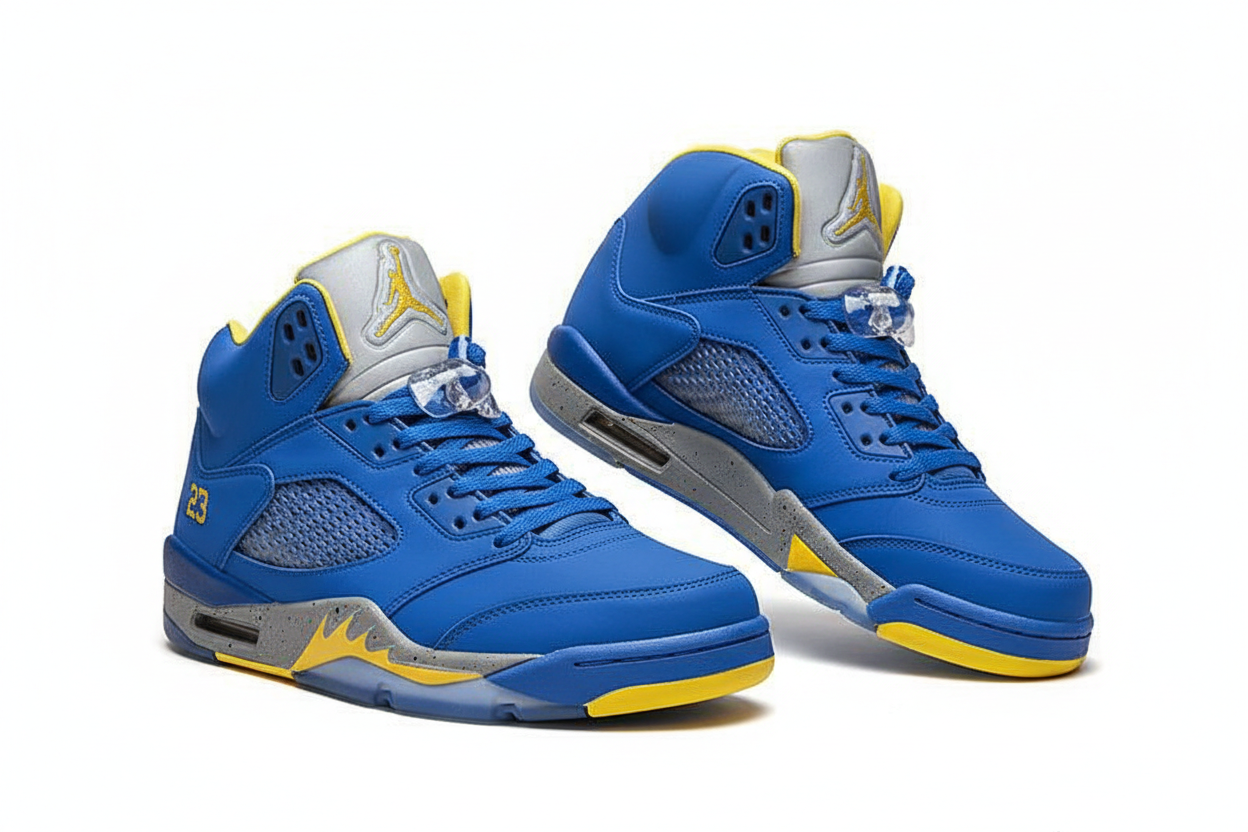Premièrement, les baskets Air Jordan 5 Femme incarnent un mélange parfait de style audacieux et de performance exceptionnelle.