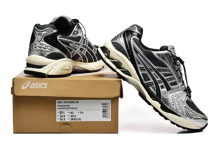Premièrement :Les baskets Asics GEL-KAYANO offrent une combinaison parfaite de style et de performance.