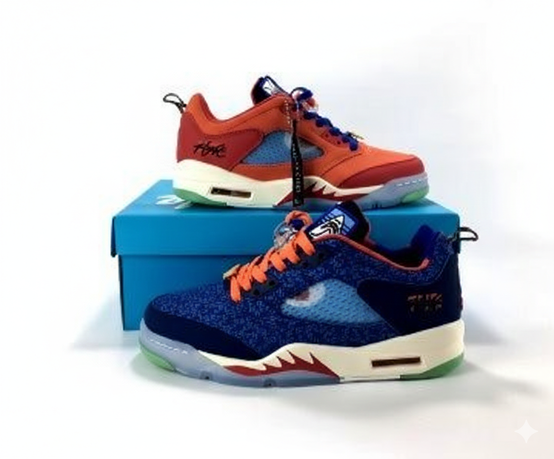 Premièrement, les baskets Air Jordan 5 Femme incarnent un mélange parfait de style audacieux et de performance exceptionnelle.