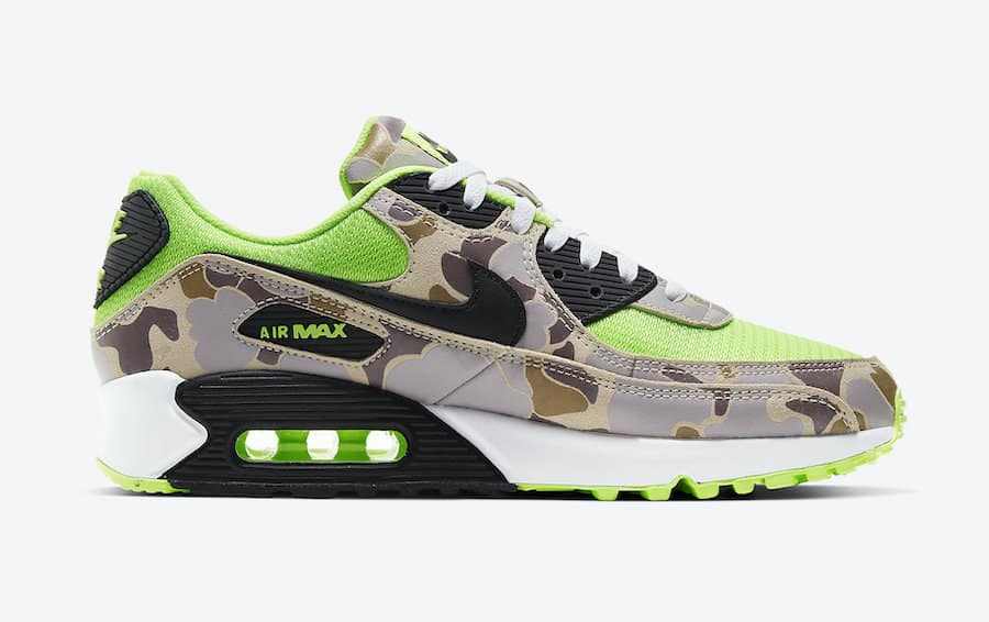 New Nike Air Max 90 Volt Duck Camo Women