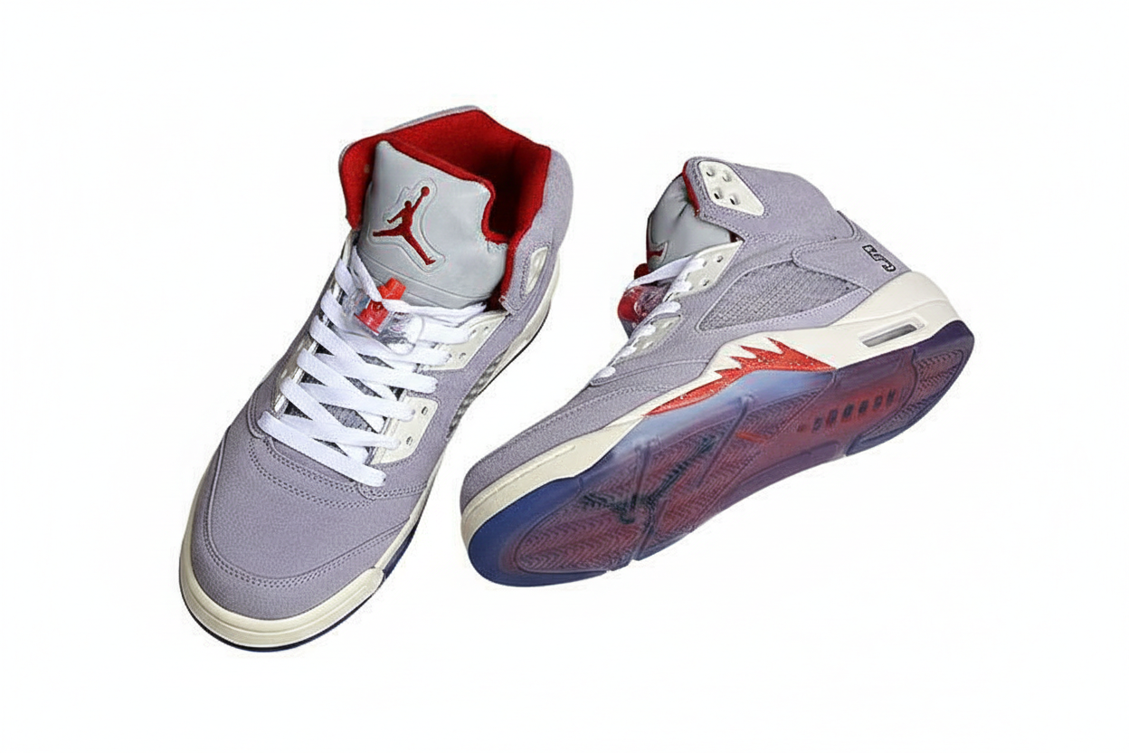Premièrement, les baskets Air Jordan 5 Femme incarnent un mélange parfait de style audacieux et de performance exceptionnelle.