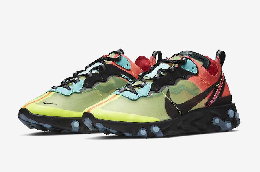 les baskets Nike Upcoming React Element 87 Femme sont un témoignage de l'engagement de Nike à combiner style et innovation.