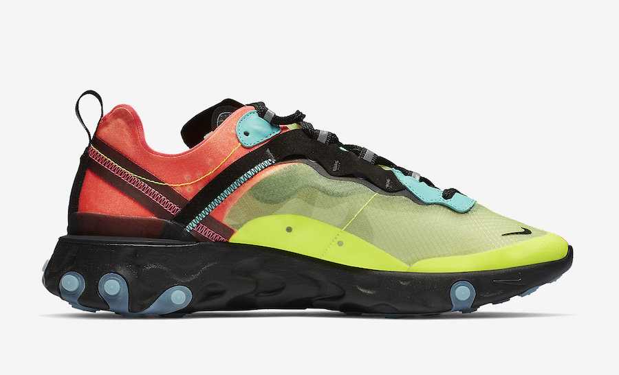 les baskets Nike Upcoming React Element 87 Femme sont un témoignage de l'engagement de Nike à combiner style et innovation.
