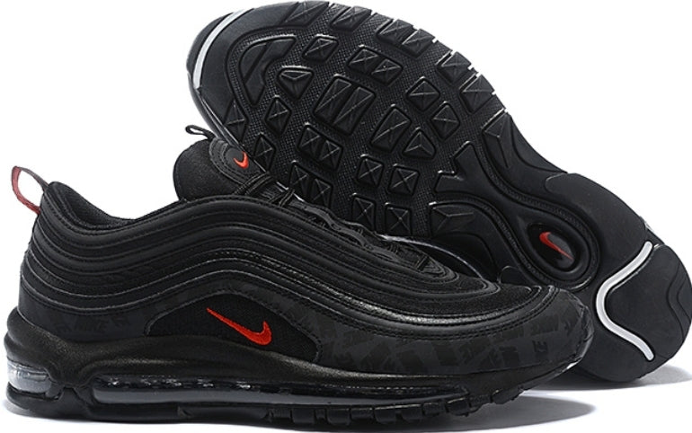 Baskets Nike Air Max 97 Black University Red Motif (2022)