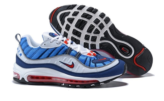 Les baskets Nike Air Max 98 allient style intemporel et confort moderne. Leur design distinctif et les matériaux de haute qualité.pas cher. Le moins cher.