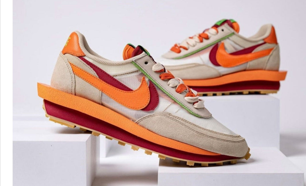 Les Baskets Nike LDWaffle x Sacai combinent style audacieux et innovation. Leur design surdimensionnées . Pas cher. Le moins cher.