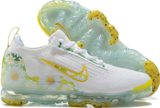 Nike vapormax 2021 White Yellow Fleural